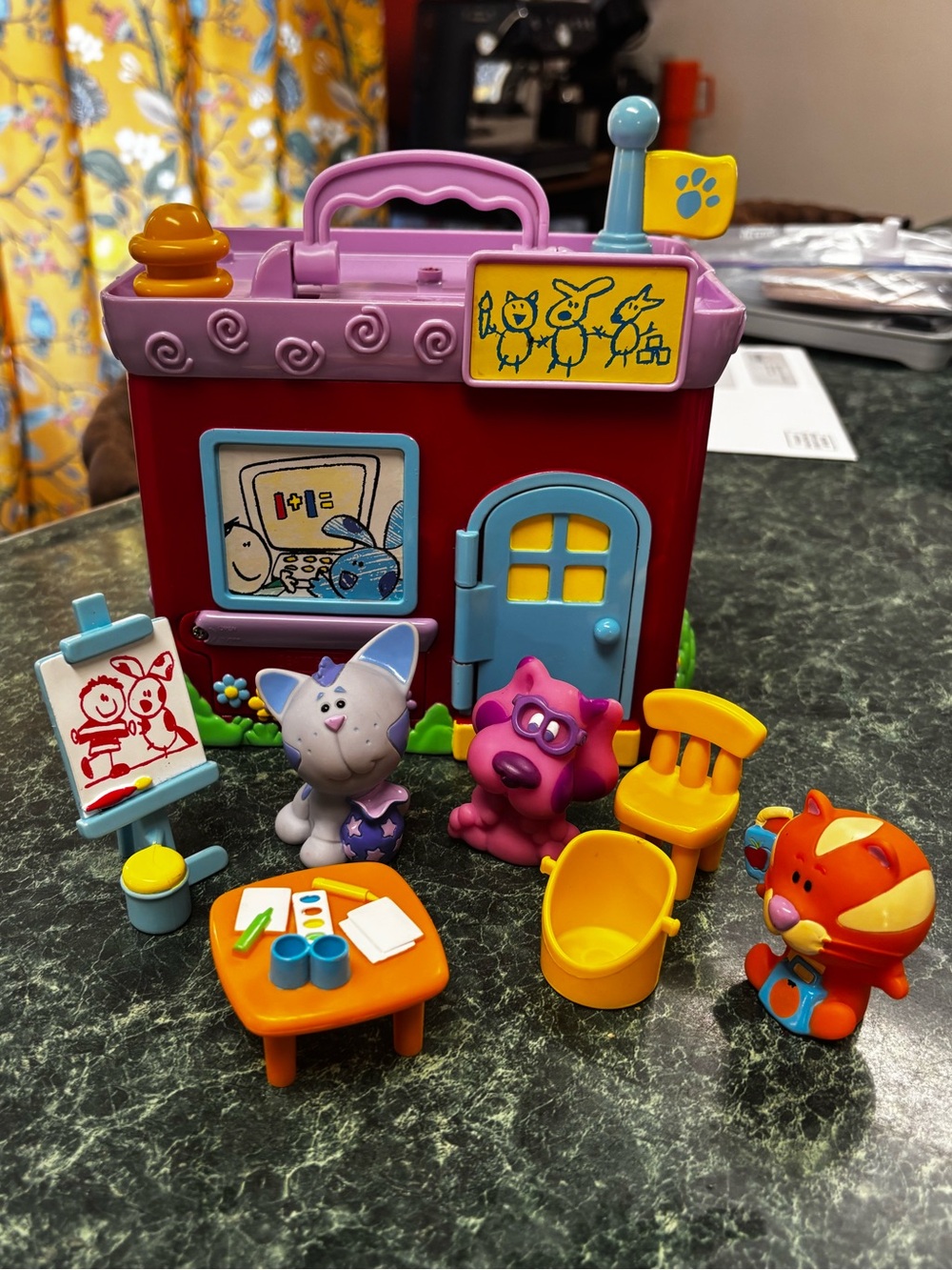2000 Mattel Blues Clues Playset